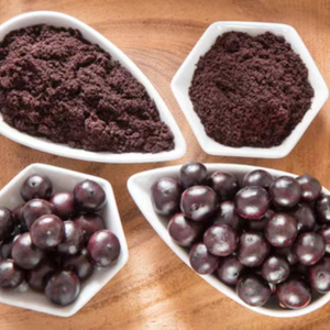 Polvo de liofilización de acai bayas